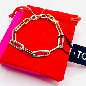 Tova EMIL BRACELET with blue Austrian crystal